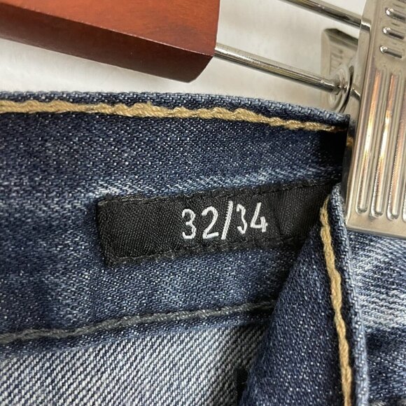 Black Premium Men’s Low Rise Slim Straight Jeans 32/34 - Picture 7 of 12